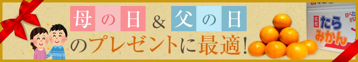 母の日&父の日のプレゼントに最適!!